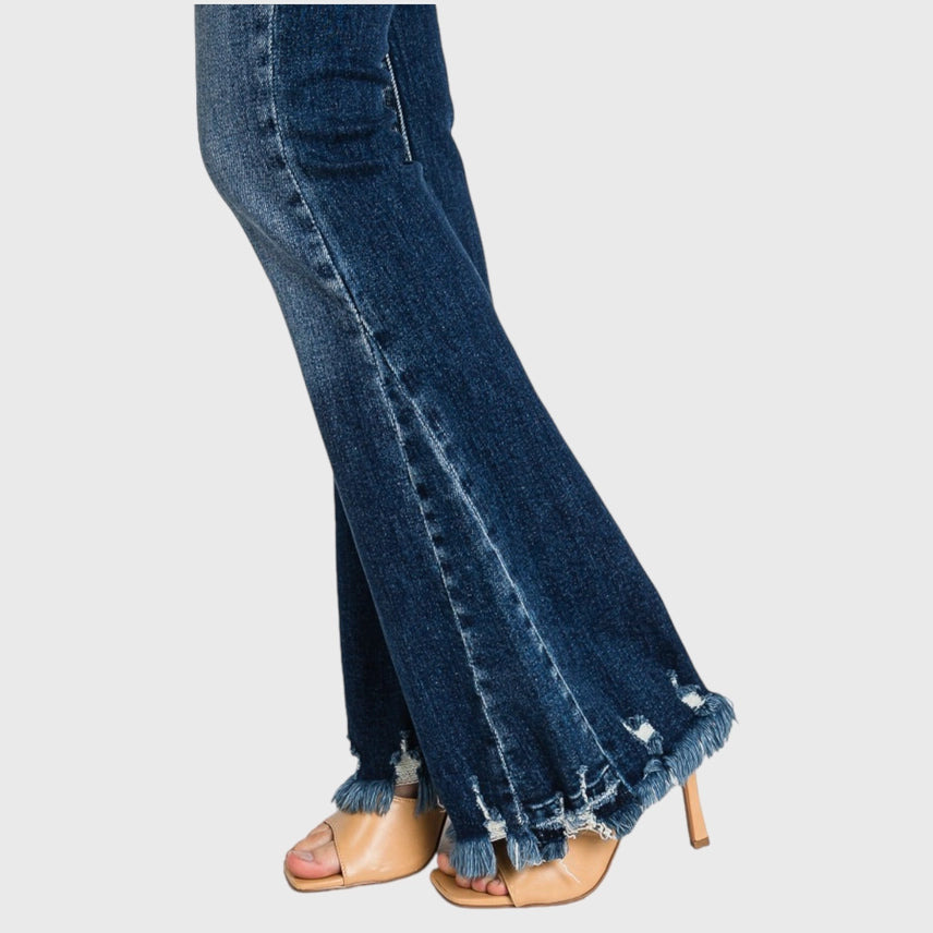 High Rise Stretch Flare
