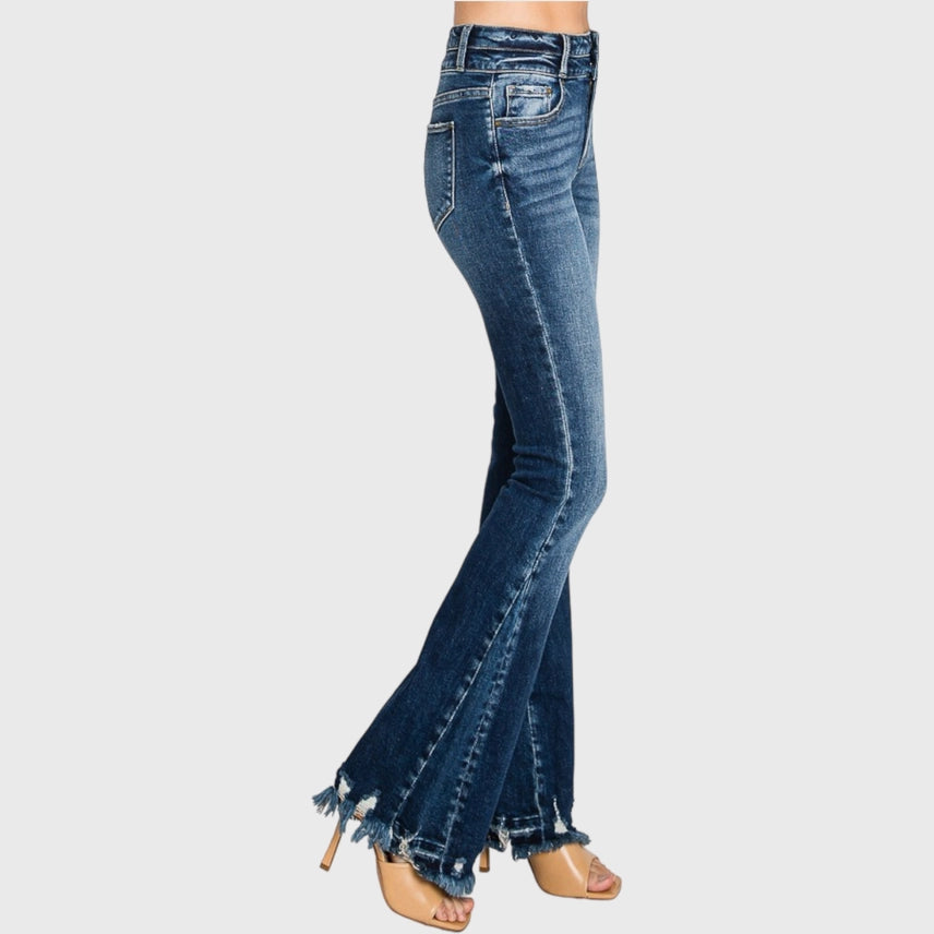 High Rise Stretch Flare