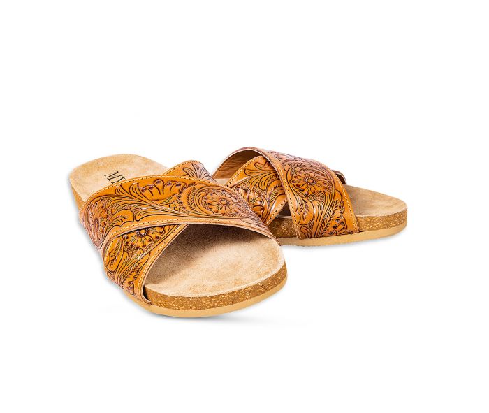 Myra Gracie Hand Tooled Sandals