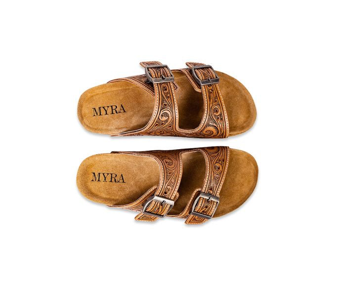 Myra Darla Trail Hand Tooled Sandals