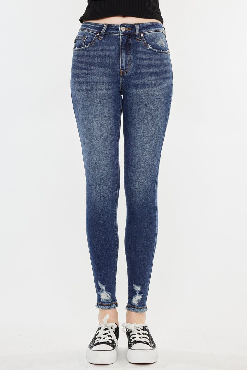 KANCAN GEMMA HIGH RISE R&B SKINNY JEANS
