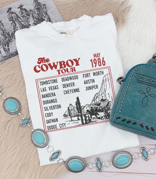 The Cowboy Tour Comfort Colors T-Shirt