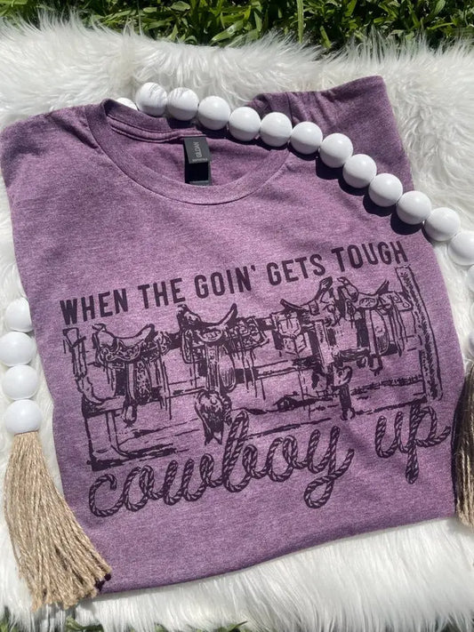 Cowboy Up Purple (T-Shirt)