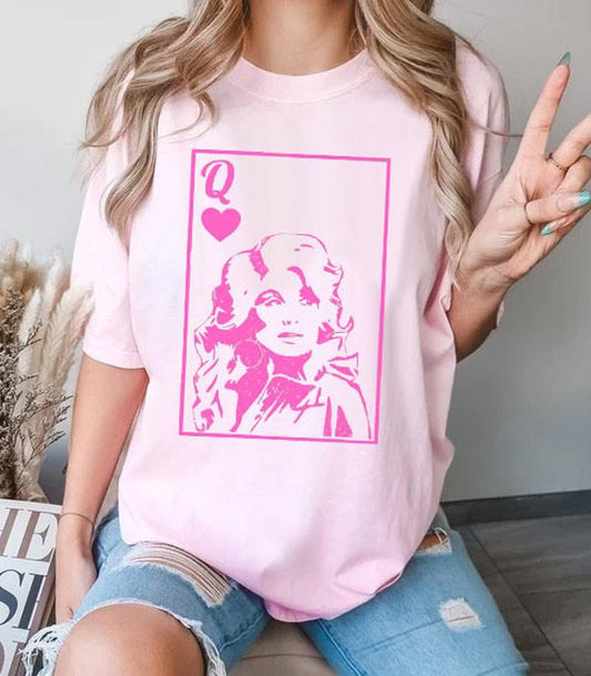Comfort Colors Pink Queen Tshirt