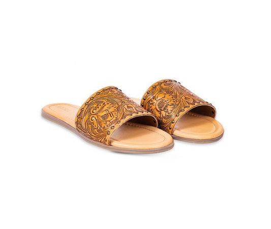 Myra Kasandra Hand Tooled Sandals