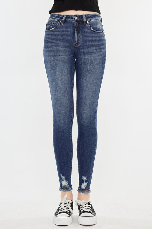 KANCAN GEMMA HIGH RISE R&B SKINNY JEANS