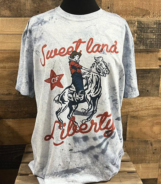 Comfort Colors Sweet Land Of Liberty Tie Dye T-Shirt