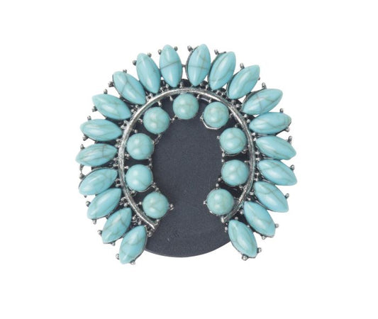 Myra Azure pearl rays Phone Socket
