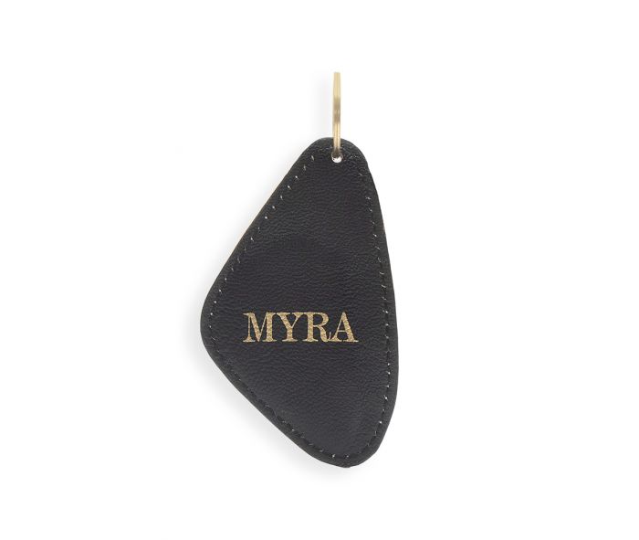 Myra Darlene Peak Hand-tooled Leather Key Fob