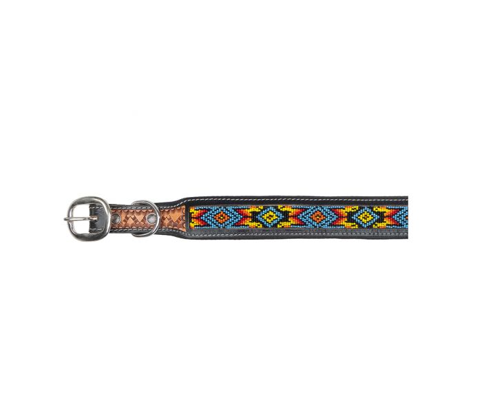 Dodger Trail Hand-beaded Dog Collar