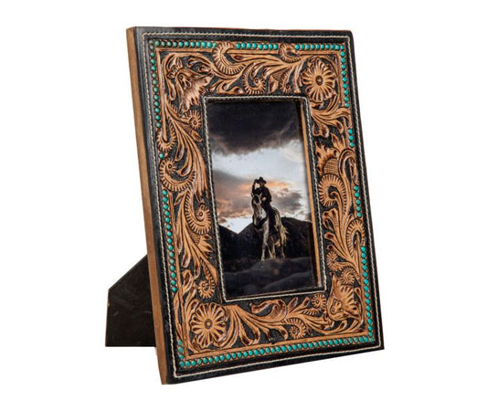 Myra Mesa Plateau Hand-tooled Photo Frame