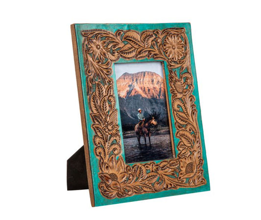 Myra Time of Traditions Hand-tooled Photo Frame