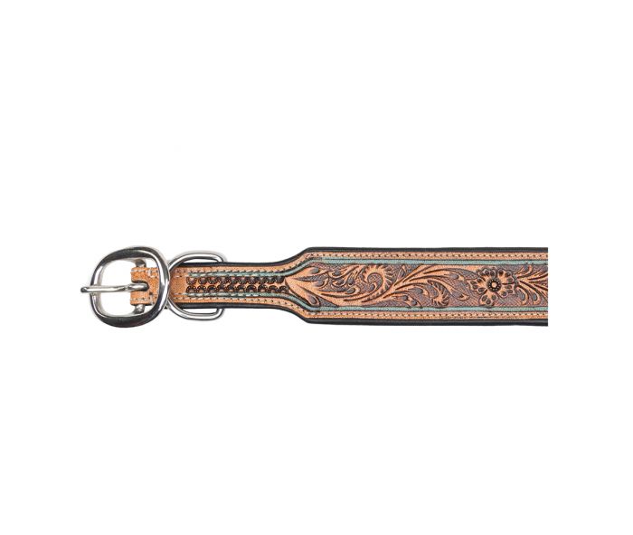 Myra Trusted Amigo Hand-tooled Dog Collar