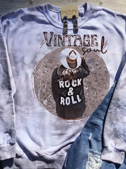 Vintage Soul Rock and Roll Sweartshirt