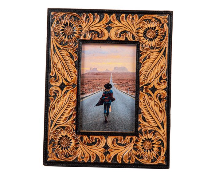 Myra Wyburn Canyon Hand-tooled Photo Frame
